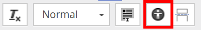 Satellite Editor Accessibility Checker icon example